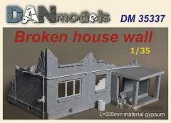 35337 Разрушенная стена дома (гипс)