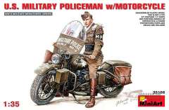 35168 Американский военный полицейский с мотоциклом MiniArt