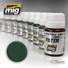 Зеленый для серо-зеленого, эмалевый фильтр A-MIG-1508