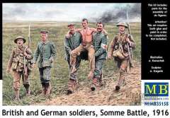 35158 Британские и германские солдаты на Сомме 1916 год Master Box