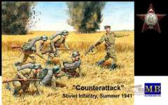 3563 Контратака. Советская пехота лето 1941 года Master Box