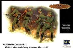 3522 Германские пехотинцы в бою, лето 1941-42 год Master Box