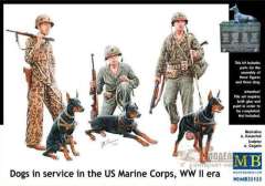 35155 Собаки на службе корпуса морской пехоты США Master Box