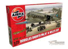 Douglas Dakota Mk.III и джип Willys Airfix