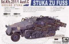 Sd.Kfz 251/1 Ausf.C с установкой Stuka Zu Fuss AFV-Club