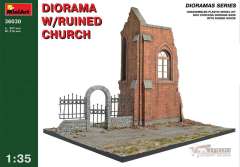 Диорама с руинами церкви MiniArt