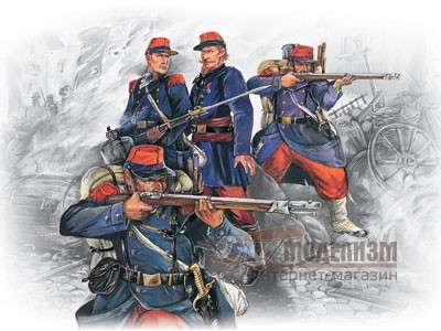 35061 Французская линейная пехота 1870–71 год ICM. Картинка №1