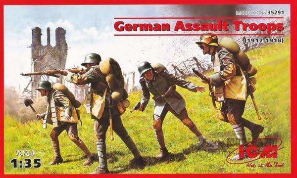 35291 Германские штурмовые части 1917–18 год ICM. Картинка №1