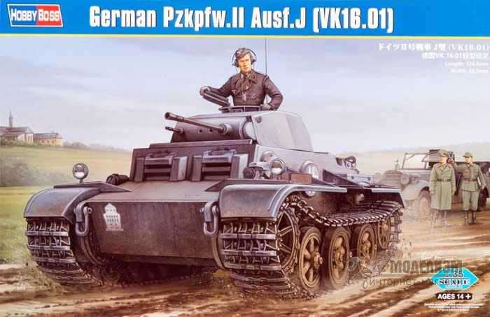 Танк Pz.II Ausf.J (VK16.01) Hobby Boss. Картинка №1