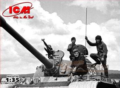 35601 Советский танковый экипаж 1979-88 год ICM. Картинка №1