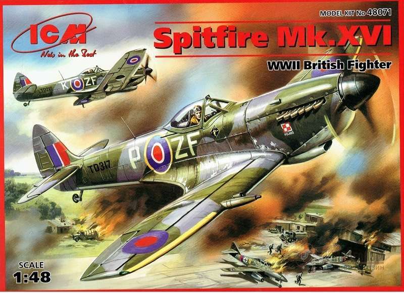 Spitfire Mk.XVI ICM. Картинка №1