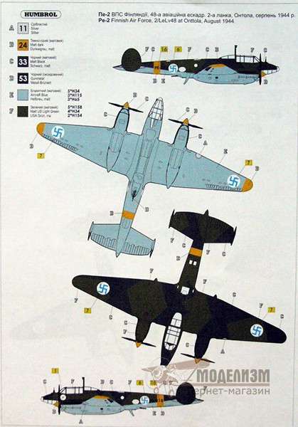 Пе-2 ВВС Финляндии UM. Картинка №4