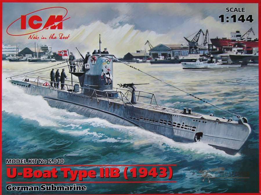 U-Boat Type IIB (1943) ICM. Картинка №1