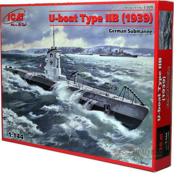 U-Boat Type IIB (1939) ICM. Картинка №1