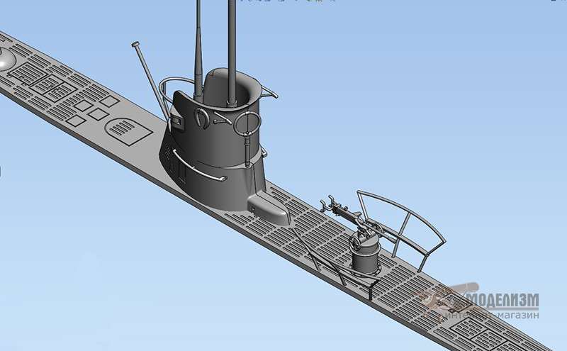 U-Boat Type IIB (1939) ICM. Картинка №3