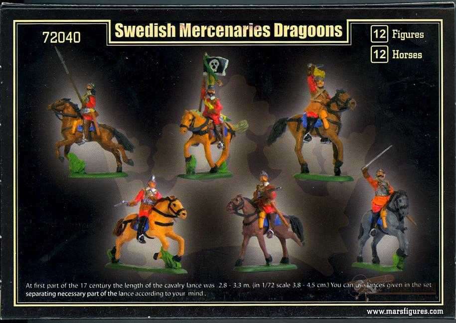 72040 Шведские драгуны-наемники (Тридцатилетняя война) Mars figures. Картинка №2