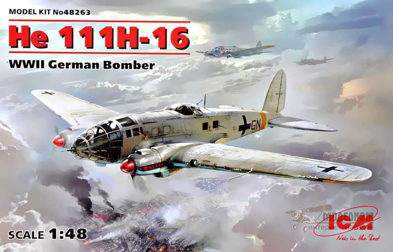 ICM48263, He 111H-16. Картинка №1
