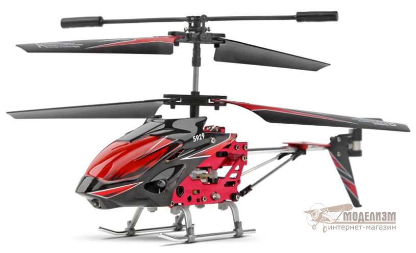 Вертолет WL Toys S929 (красный). Картинка №2