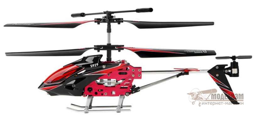 Вертолет WL Toys S929 (красный). Картинка №3