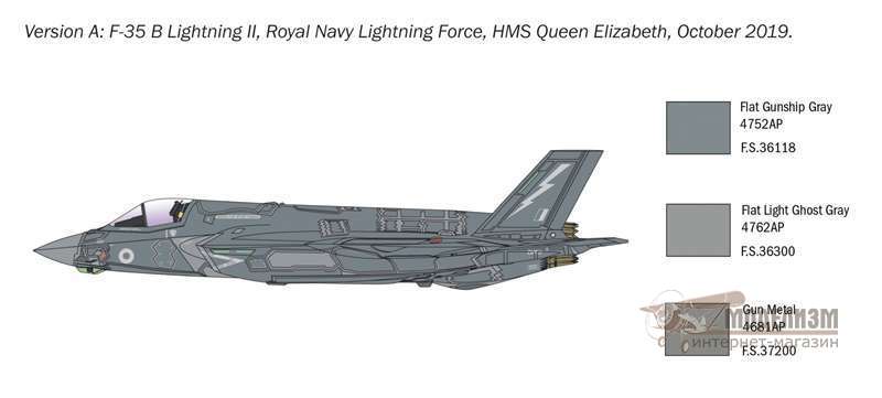 F-35B Lightning II (версия STOVL) Italeri. Картинка №8