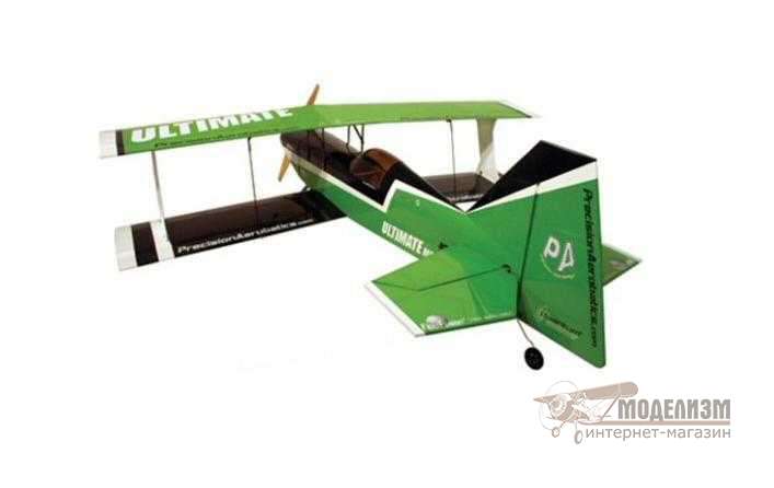 Радиоуправляемый самолет Precision Aerobatics Ultimate AMR (зеленый). Картинка №2