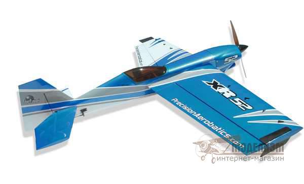 Радиоуправляемый самолет Precision Aerobatics XR-52 (синий). Картинка №2