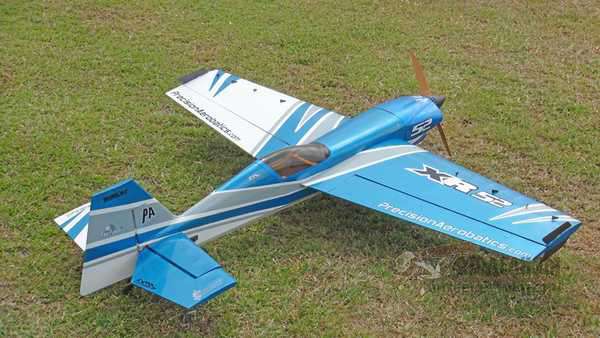 Радиоуправляемый самолет Precision Aerobatics XR-52 (синий). Картинка №5
