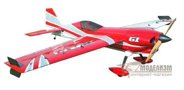 Радиоуправляемый самолет Precision Aerobatics XR-61 (красный). Картинка №1