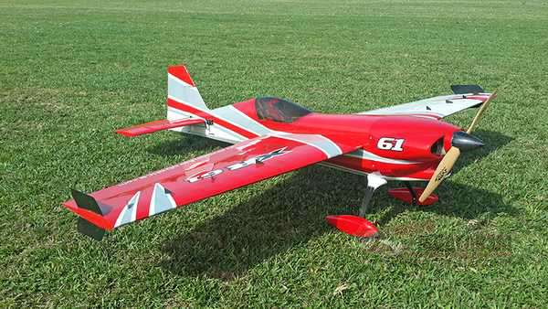 Радиоуправляемый самолет Precision Aerobatics XR-61 (красный). Картинка №2