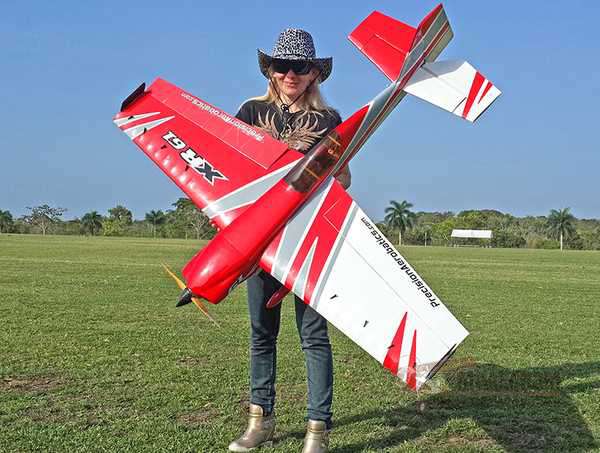 Радиоуправляемый самолет Precision Aerobatics XR-61 (красный). Картинка №8