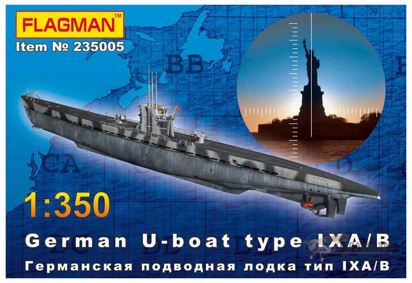 235005 Подводная лодка тип IX A/B Flagman. Картинка №1