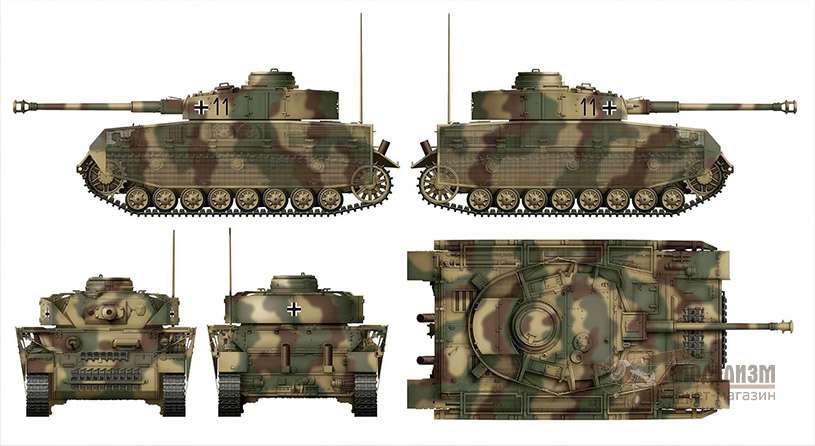Танк Pz.Kpfw.IV Ausf.J (поздний) RFM. Картинка №5
