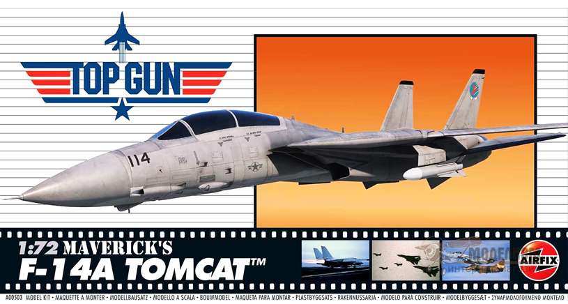 F-14A Tomcat Top Gun Mavericks Airfix. Картинка №1