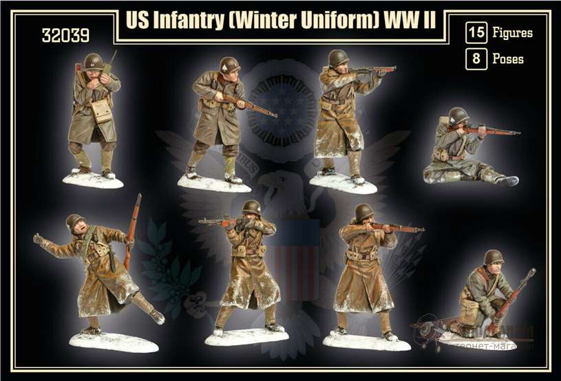 Американские пехотинцы в зимней форме Mars figures. Картинка №2