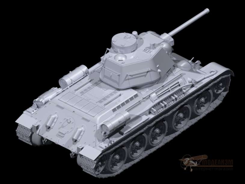 Танк Т-34-76 конца 1943 года. Картинка №4