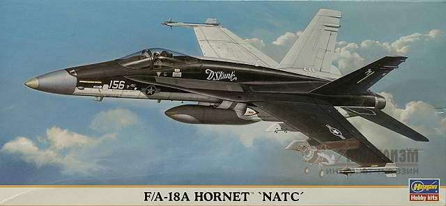 Истребитель-бомбардировщик F/A-18A Hornet Hasegawa. Картинка №1