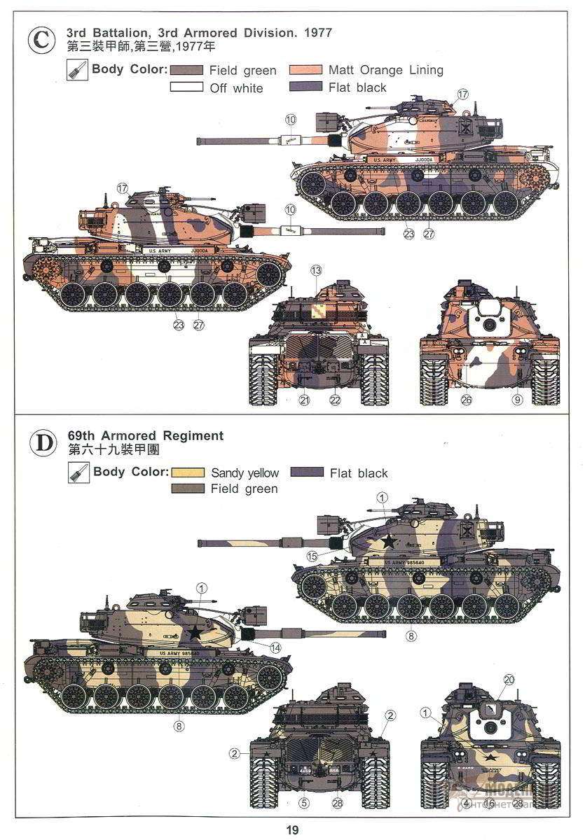 Танк M60A1 Patton AFV-Club. Картинка №8