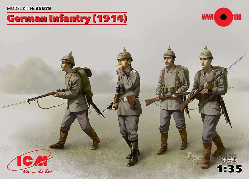 35679 Германская пехота 1914 год ICM. Картинка №1