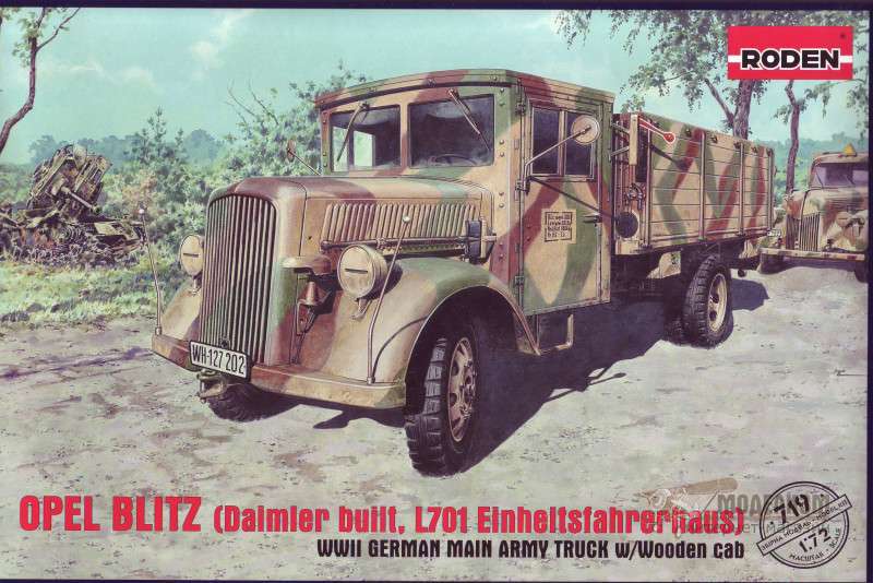 Opel Blitz с деревянной кабиной Roden. Картинка №1