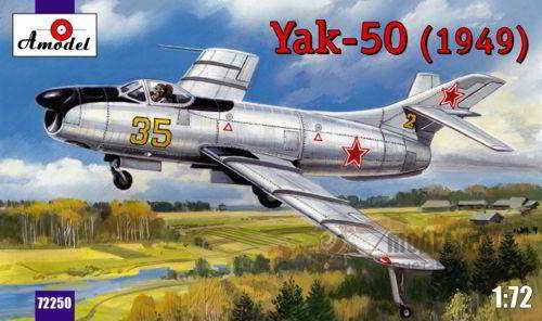 Истребитель-перехватчик Як-50 (1949) Amodel. Картинка №1