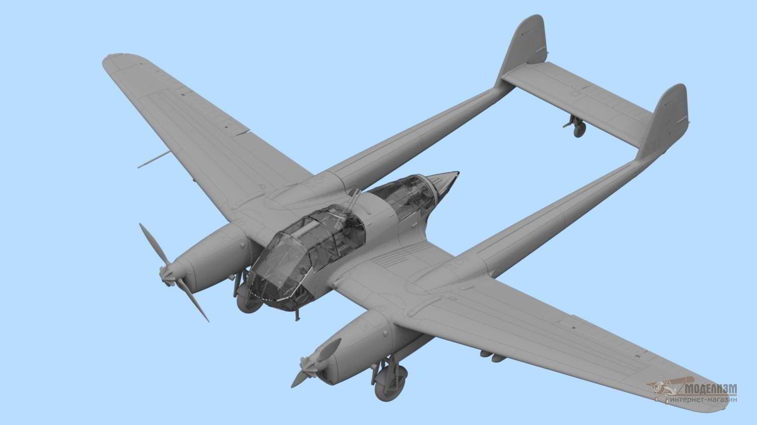 Самолет-разведчик FW 189A-2 ICM. Картинка №6