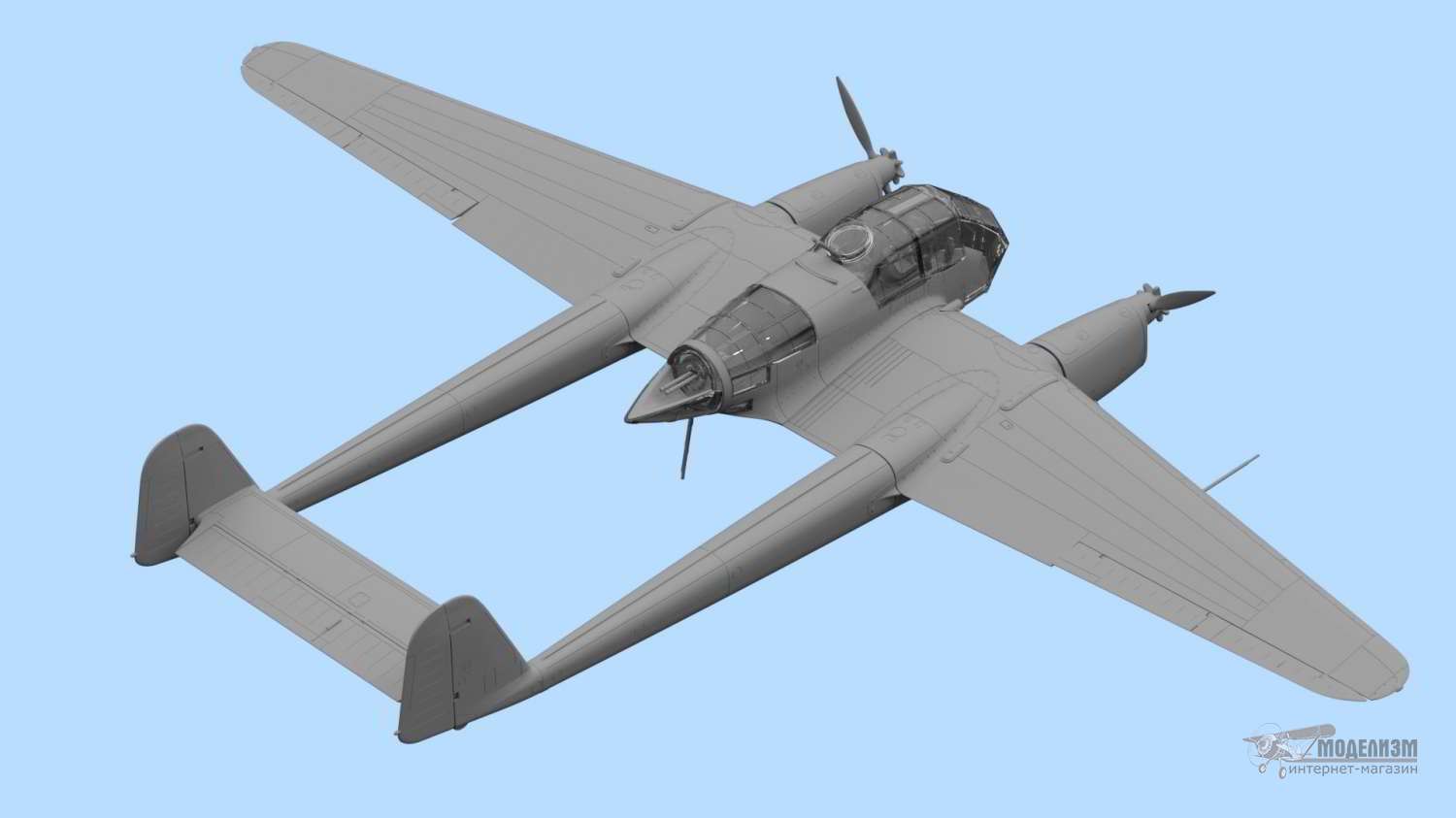 Самолет-разведчик FW 189A-2 ICM. Картинка №7