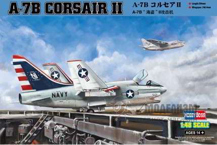 Штурмовик A-7B Corsair II Hobby Boss. Картинка №1