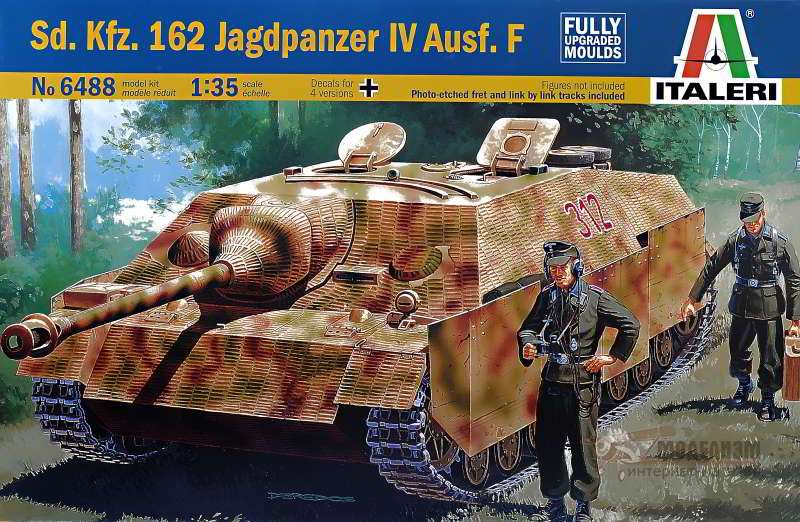 Sd.Kfz.162 Jagdpanzer IV Ausf.F Italeri. Картинка №1